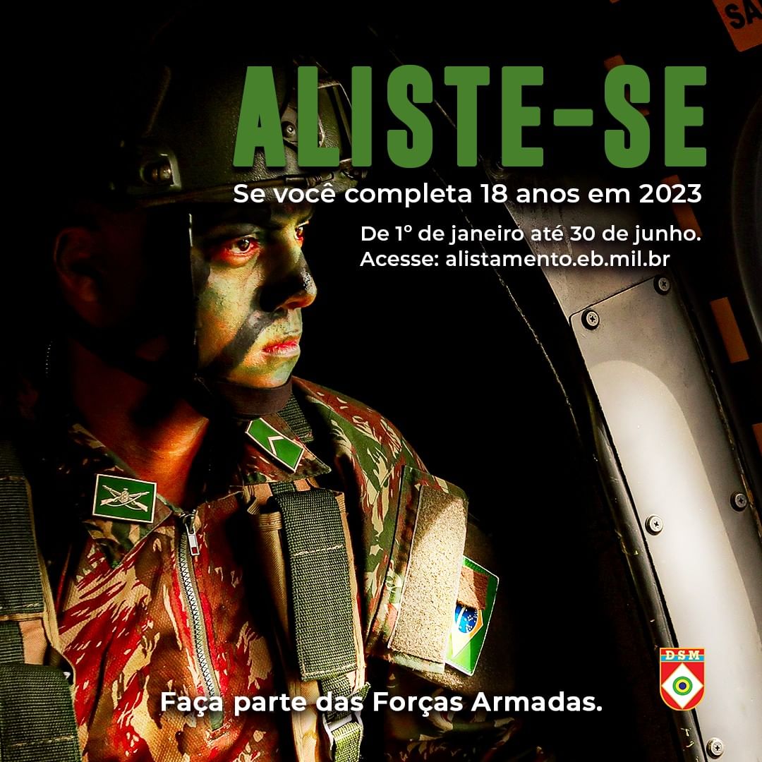 Exército Brasileiro - www.alistamento.eb.mil.br #ServiçoMilitar